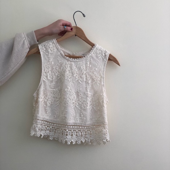 Lace tank top - Picture 1 of 1